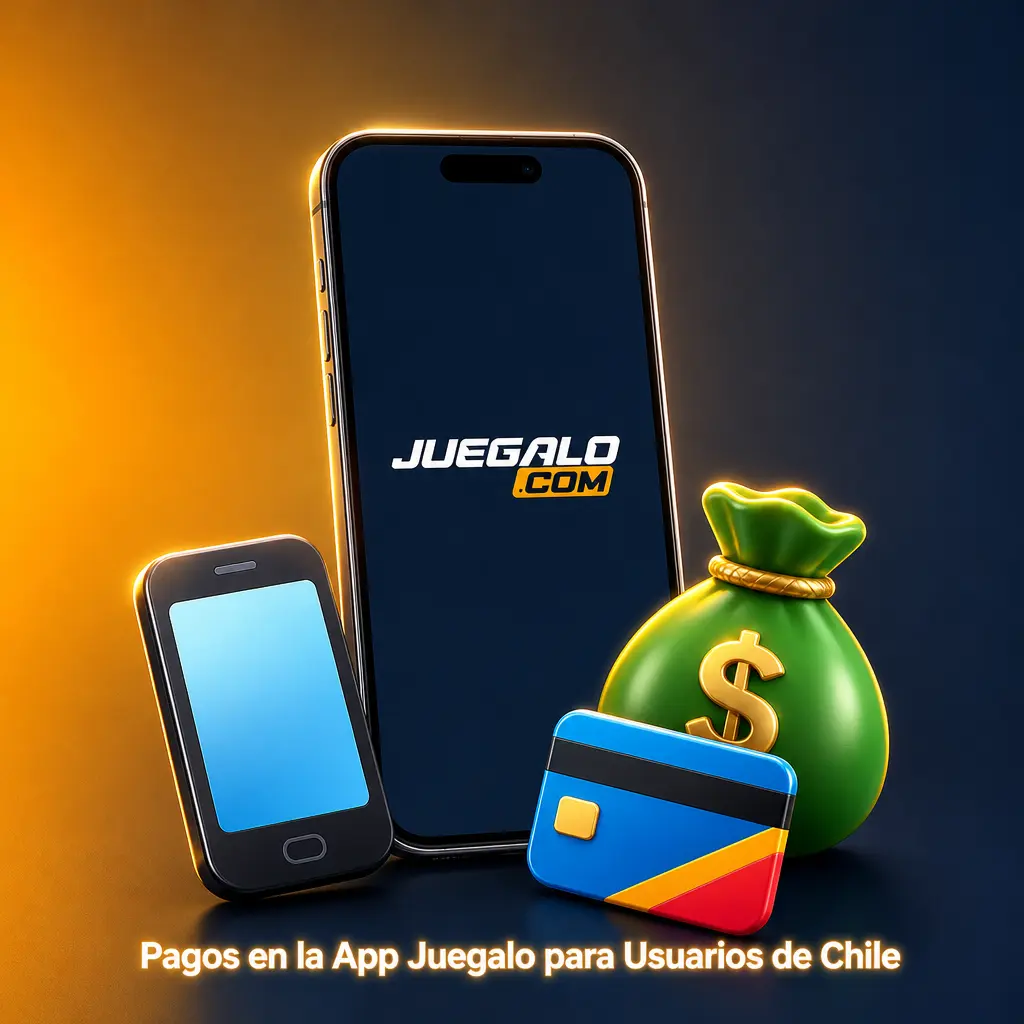 Métodos de pago disponibles en la app Juegalo para usuarios de Chile